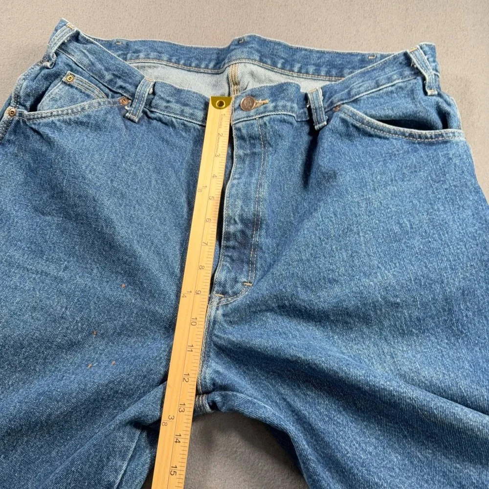 Dickies Jeans Mens 40x30 Blue Relaxed Fit Carpenter Work Denim Utility Pants